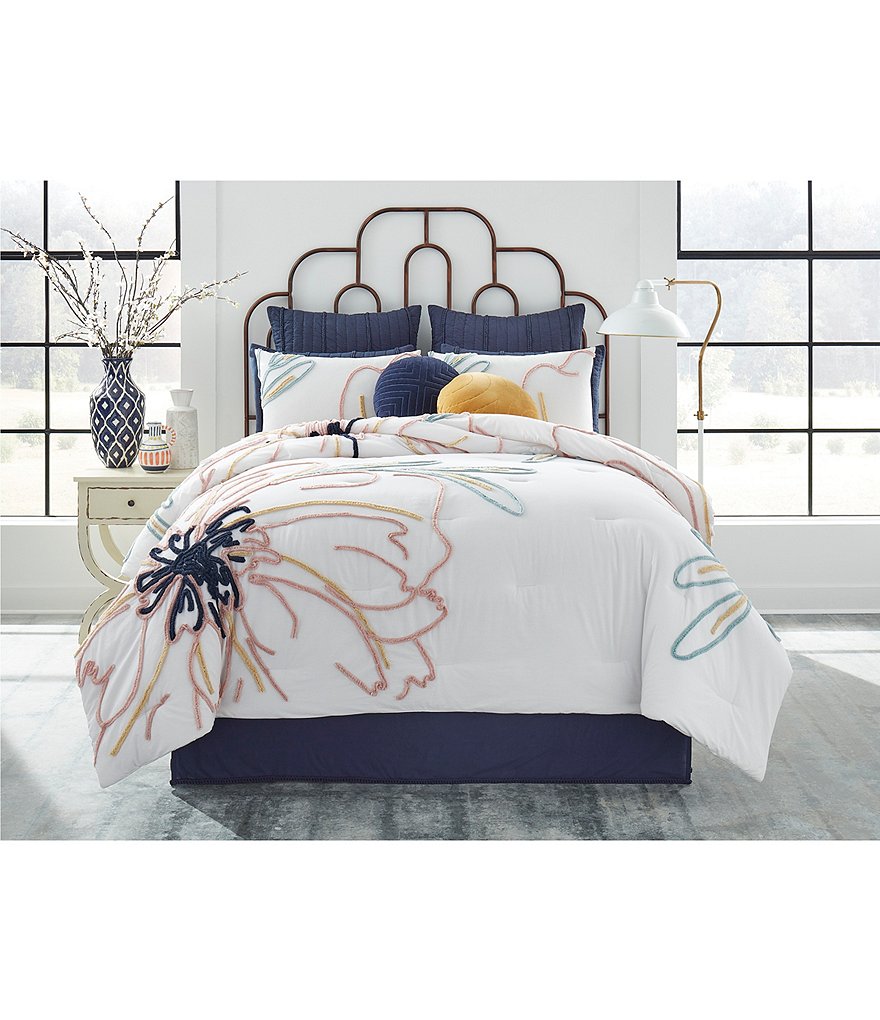 Studio D Maisie Chenille Floral Comforter Mini Set