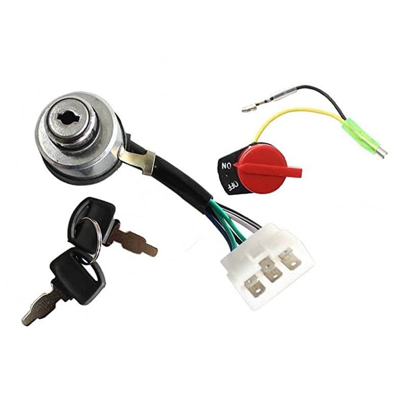 Generator Ignition Key Switch + On Off Stop Switch for DuroMax XP4400 XP4400CA XP4400E XP4400ECA XP4400EH MX4500E XP6500E XP8500E XP8500ECA XP10000E amp XP10000ECA