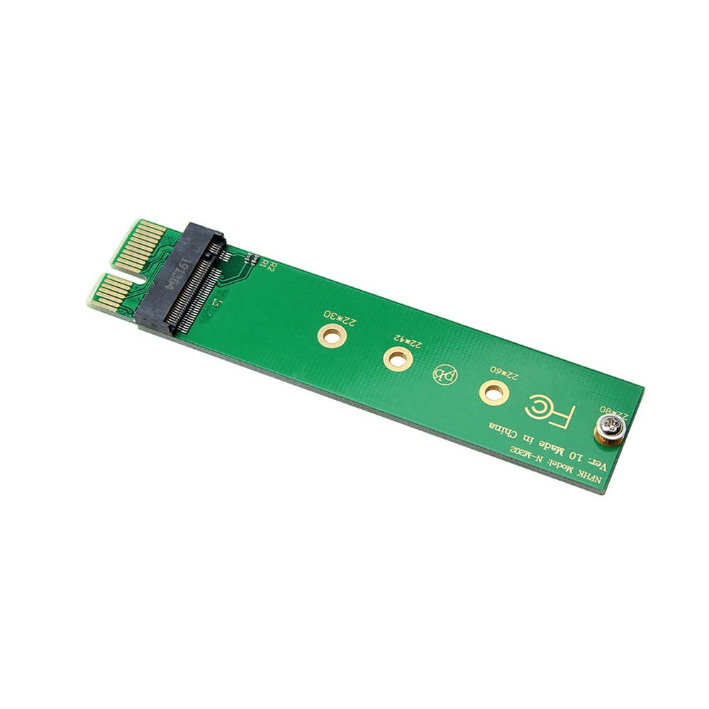 M.2 Hard Disk NVME Adapter Card PCIe to M.2 NGFF Test Card SSD Hard Disk Reader Green