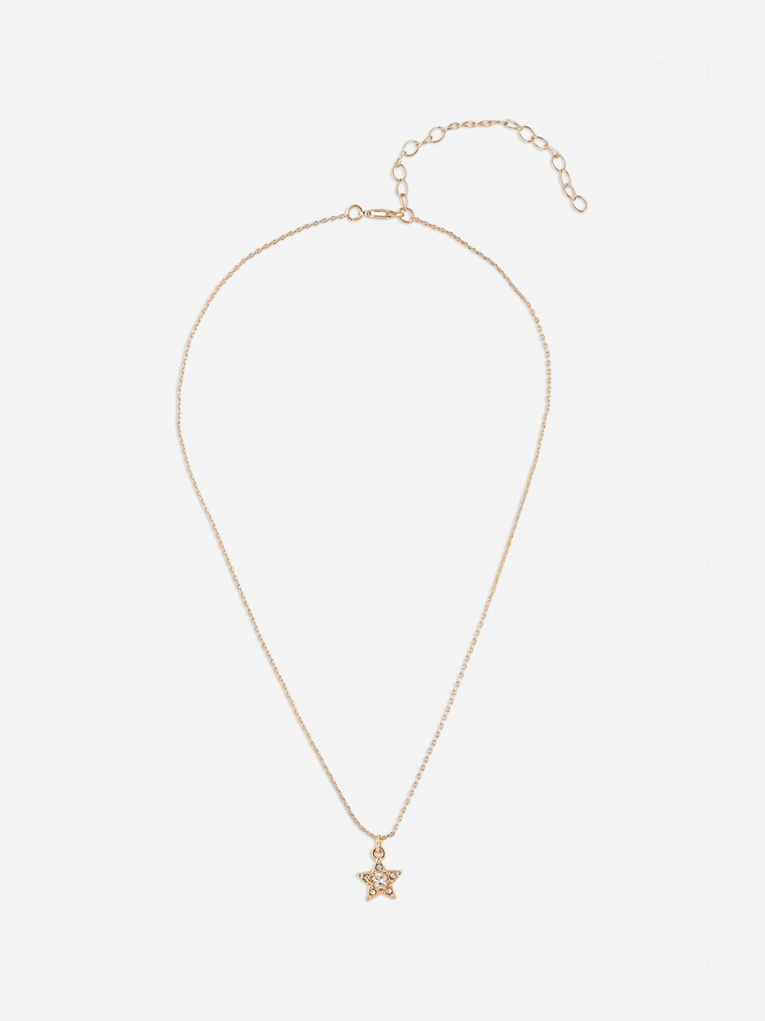 Toniq Gold Plated Star Charm Necklace for Women