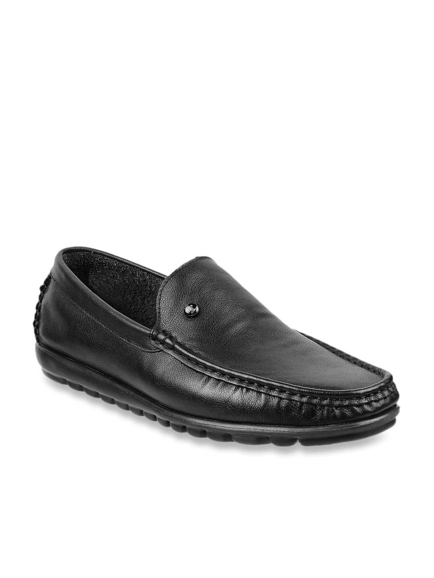 J. Fontini by Mochi Black Casual Loafers