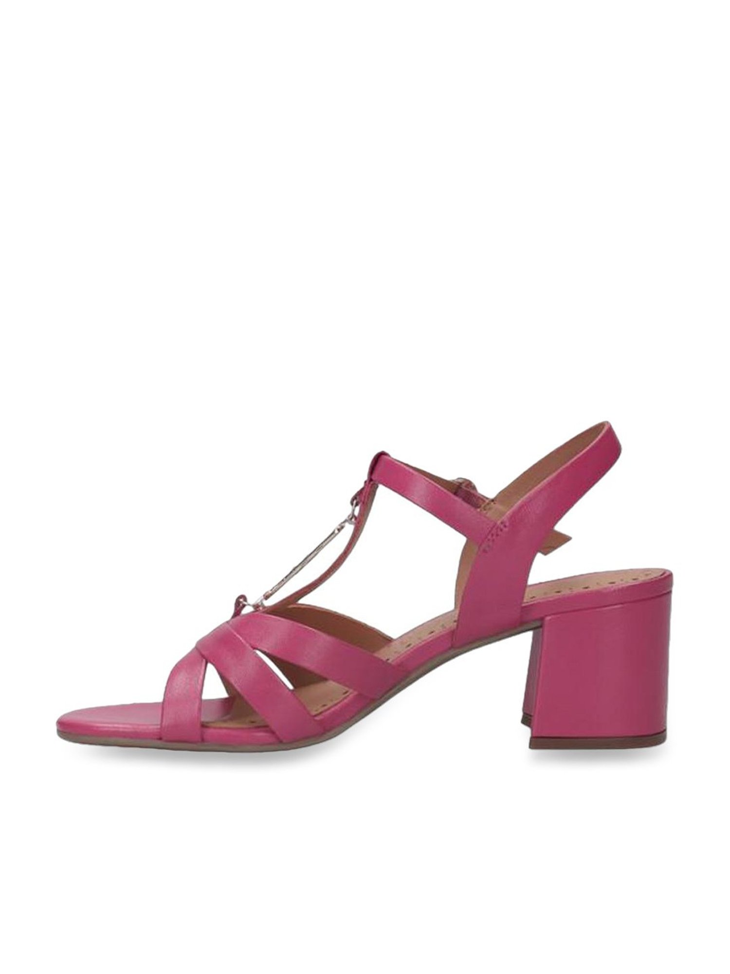 Bagatt Women's Vanita Pink Ankle Strap Sandals
