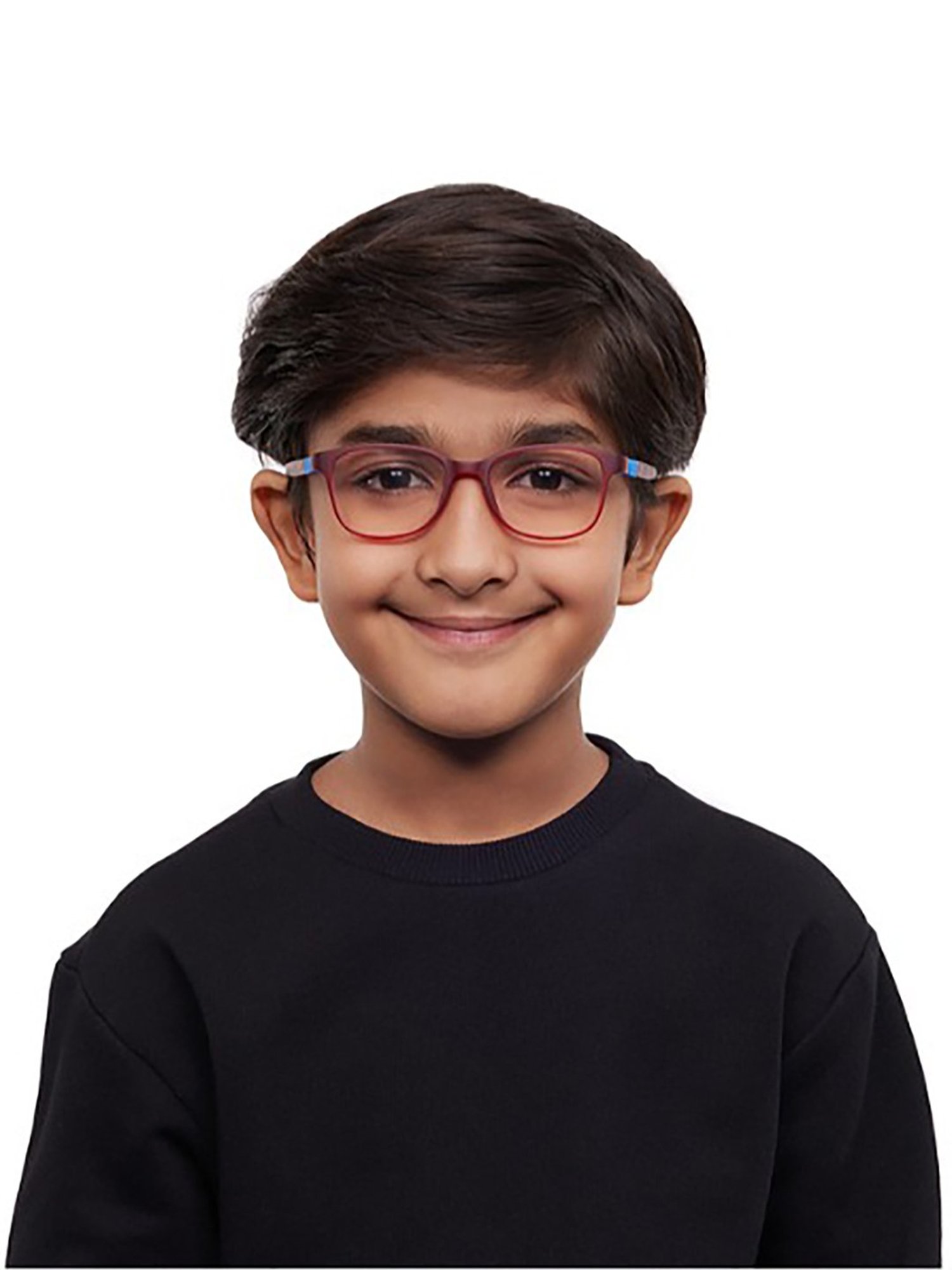 Hooper Superman Red Rectangular Eye Frames for Kids