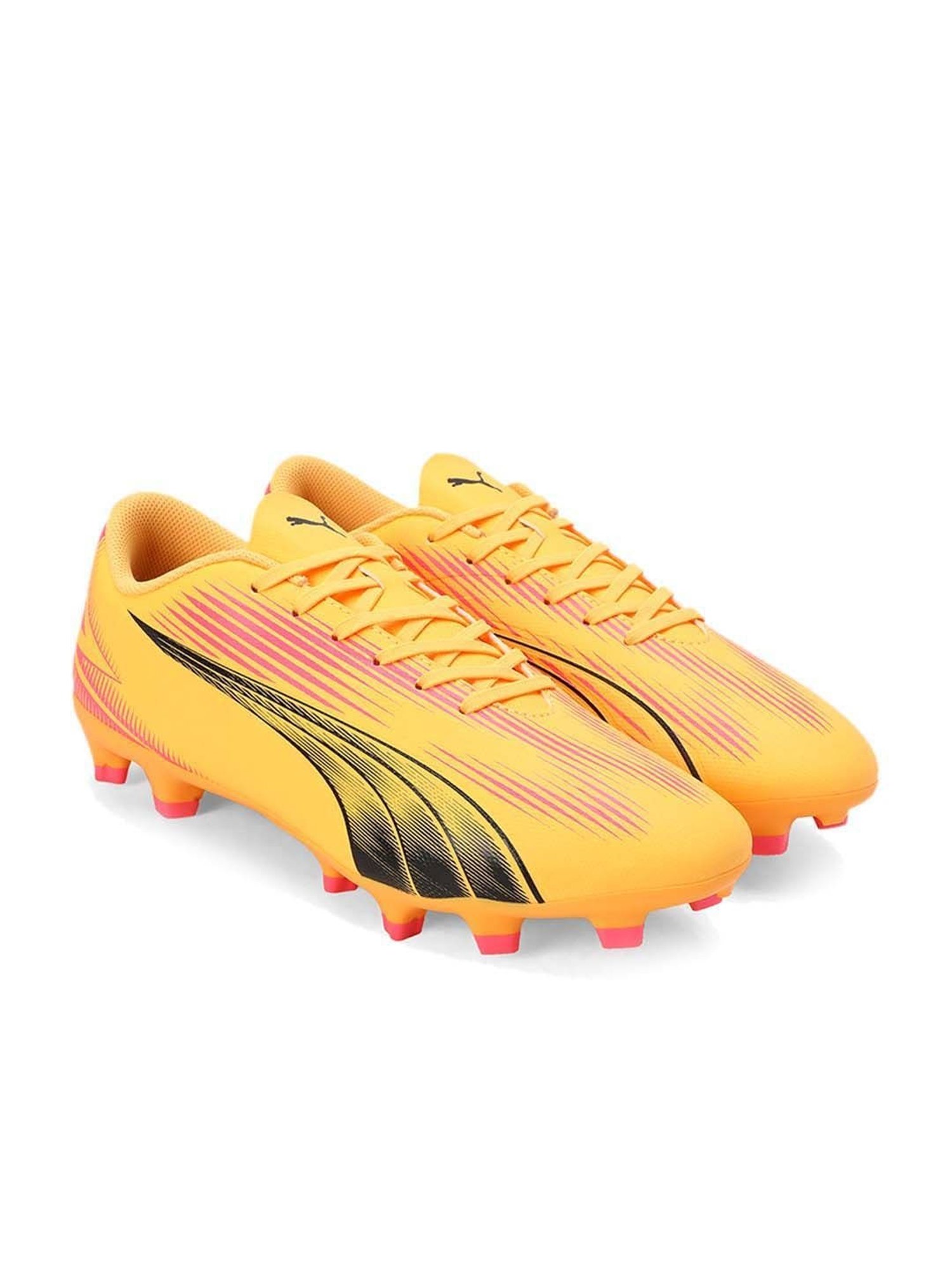 Puma Men's ULTRA PLAY FG/AG Yellow Football Shoes