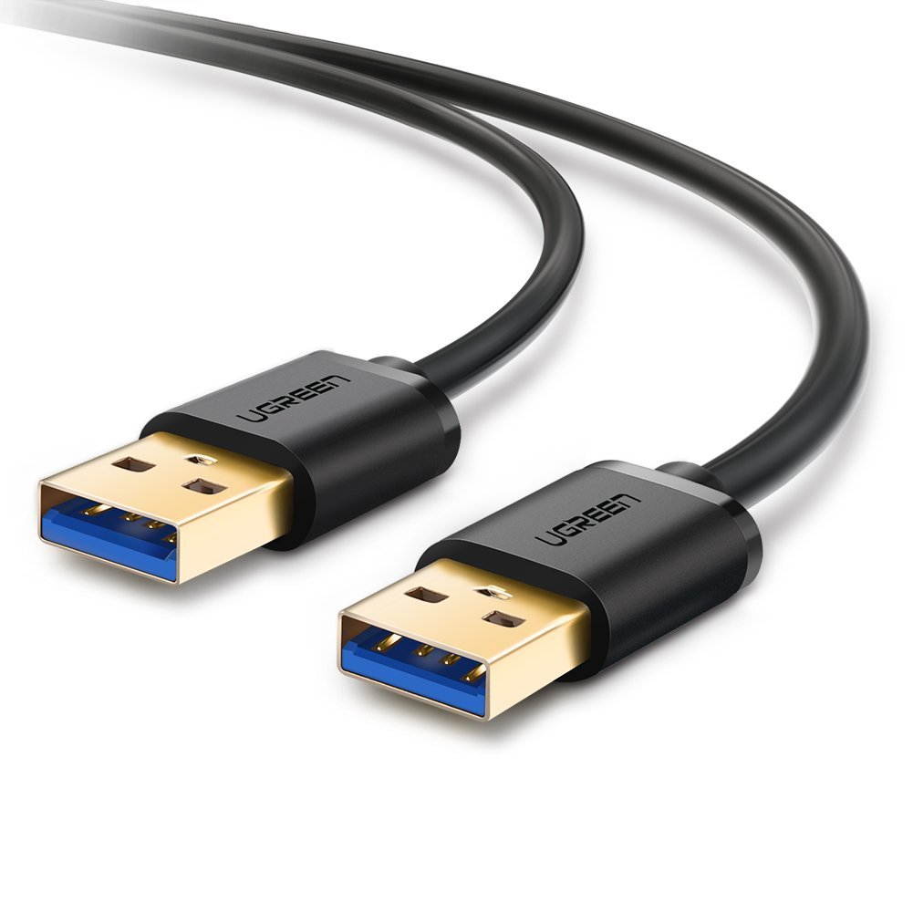 Jansicotek USB 3.0 Cable (USB to USB Cable Male to Male) for External Hard Drives, Modems, Printers, Cameras, Computer, Laptop & More (3.3 Feets, 1m)