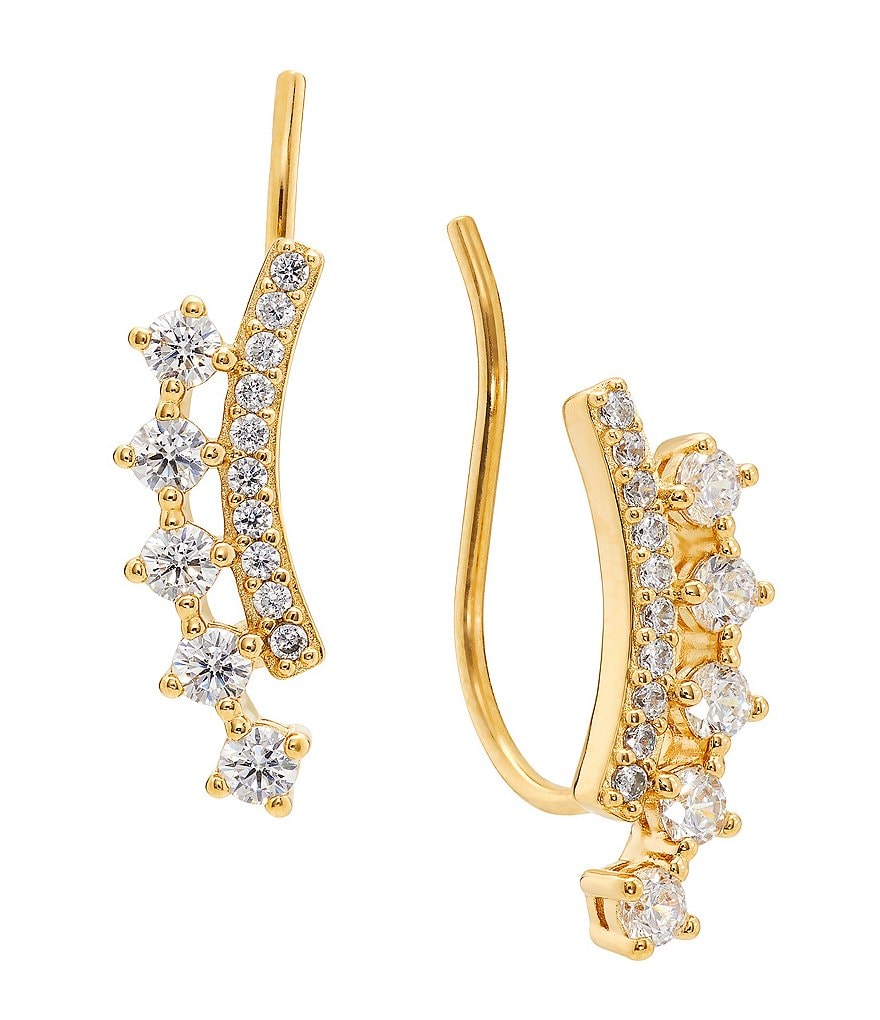 AJOA by Nadri Danya Double Climber Earrings