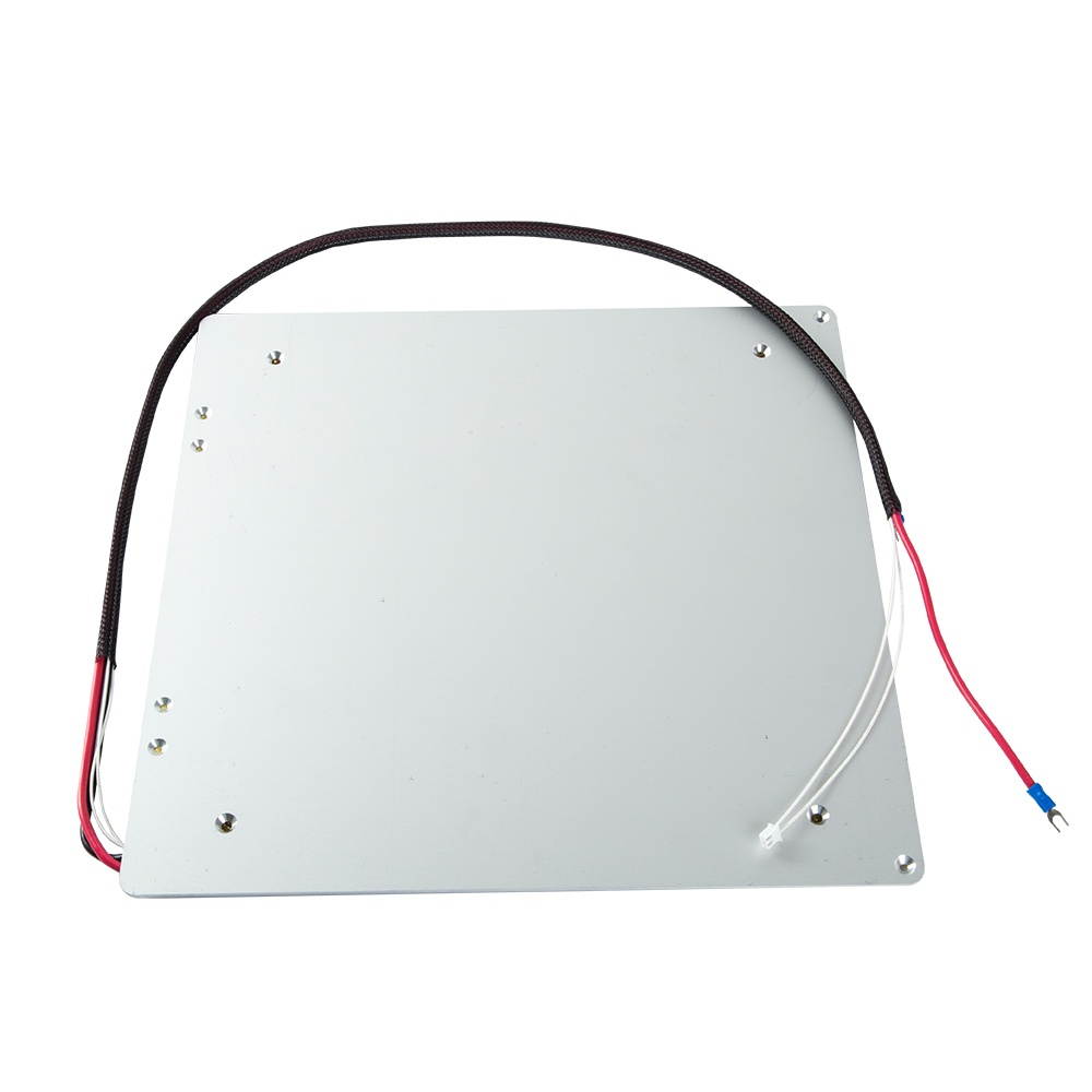 Original Creality 3D Printer Heated Bed Hotbed Heating Platform Aluminum Plate with Hotbed Wire Insulation Cotton Compatible with CR-10S Pro/CR-X 3D Printer