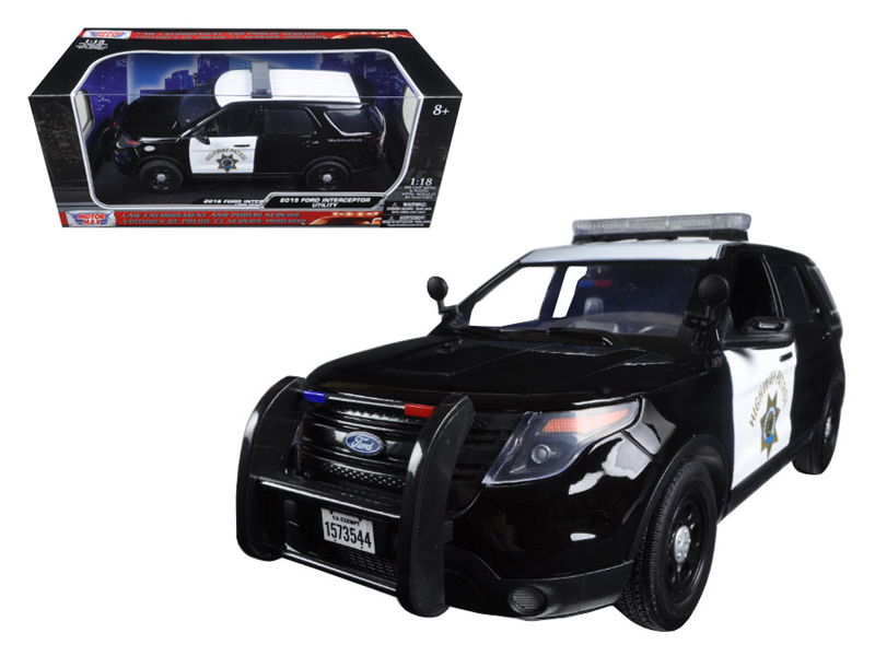 2022 Ford Police Interceptor Utility "RCMP (Royal Canadian Mounted Police)" White "Law Enforcement and Public Service" Series 1/43 Diecast Model Car by Motormax