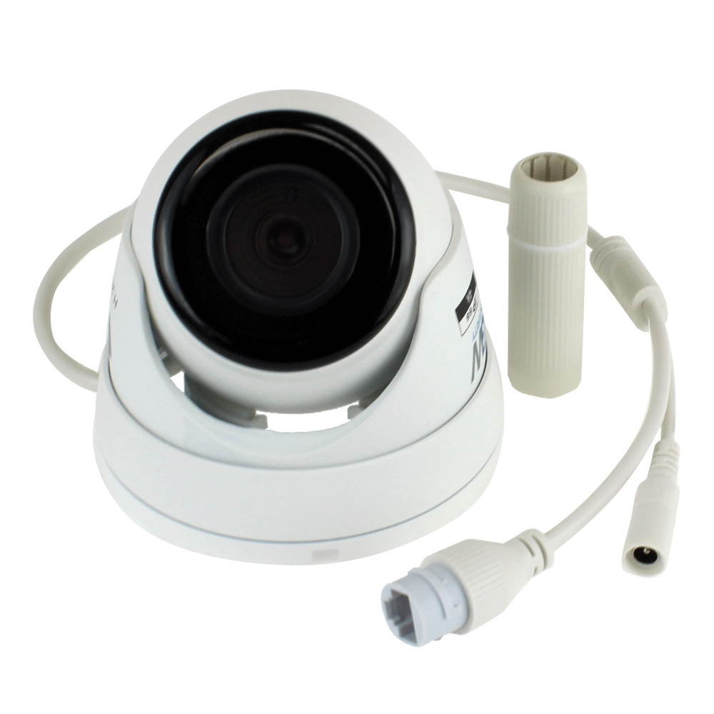 GW Security GW8536MIC 8 Megapixel 4K (3840x2160) Outdoor/Indoor Weatherproof H.265 Built-in Microphone Dome PoE IP Camera, 18pcs SMD LED, 98FT IR Night Vision