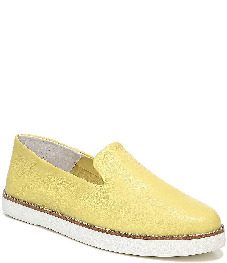 Franco Sarto Iconic Leather Slip-On Platform Sneakers