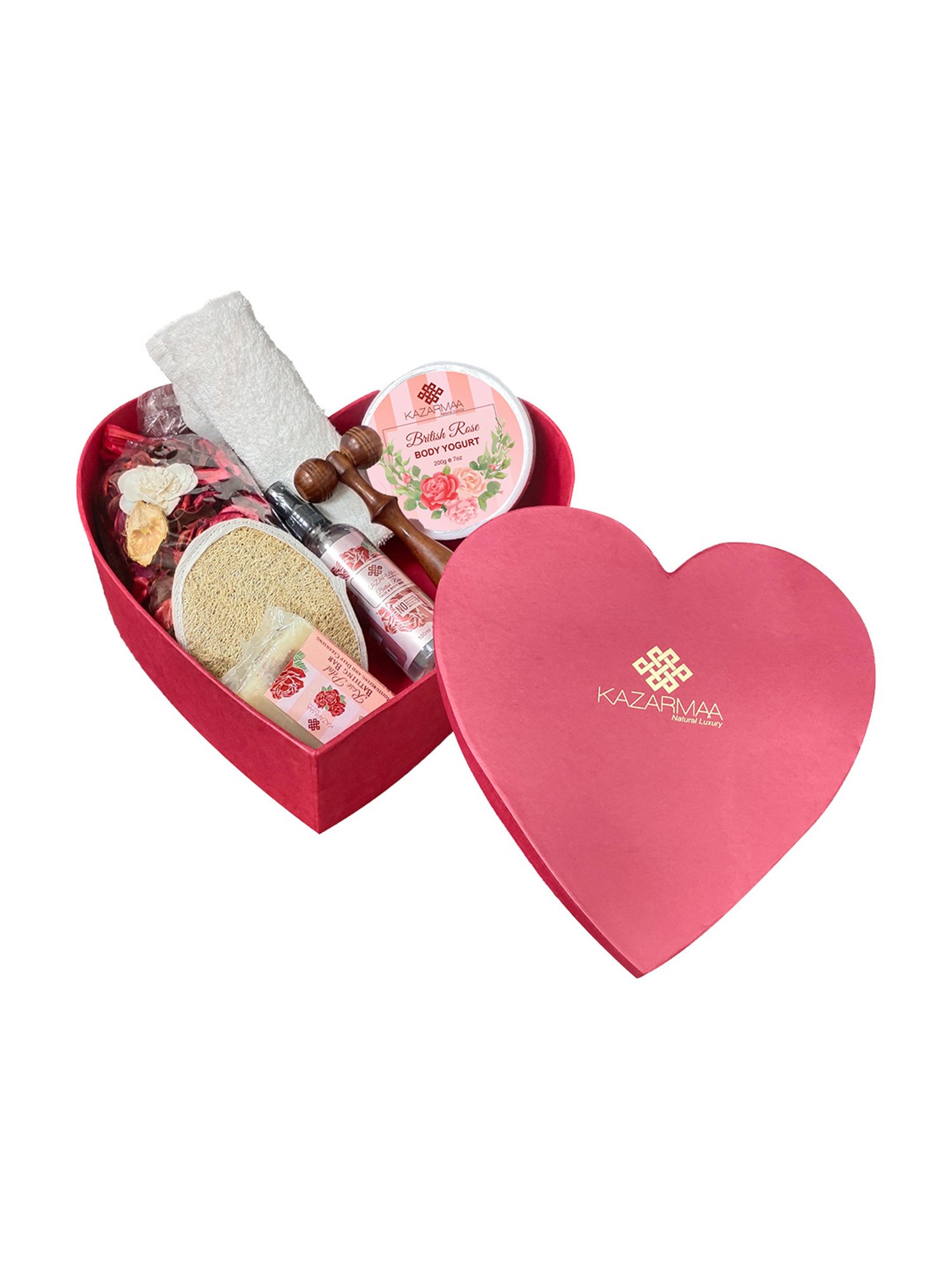 Kazarmaa Romantic Rose Heart Gift Set