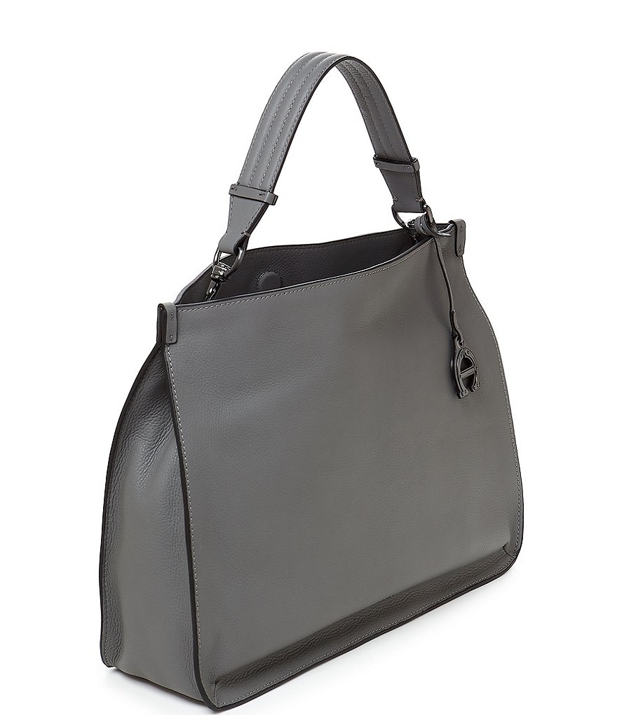 Etienne Aigner Alexandra Pebble Nappa Leather Hobo Bag