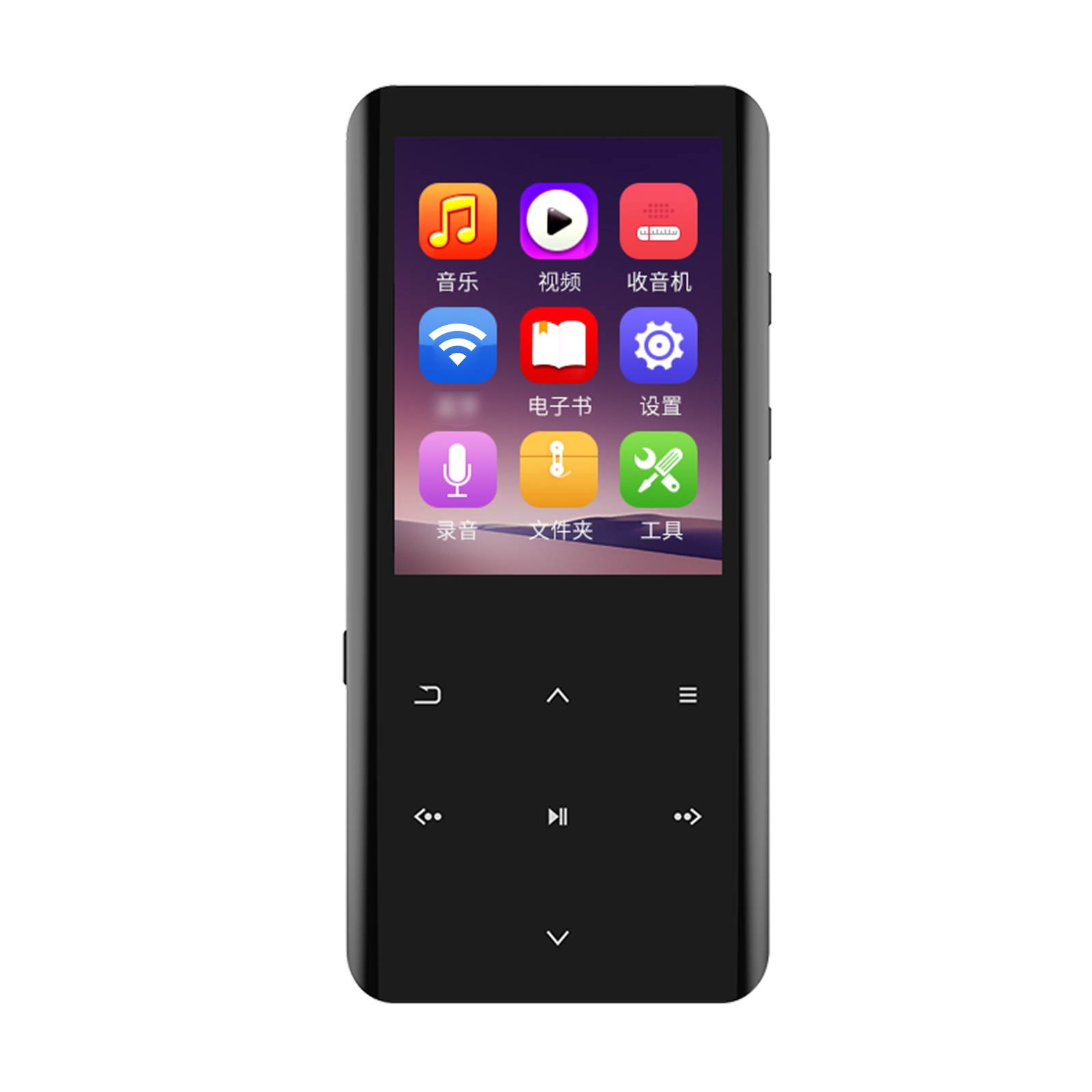 RUIZU D25 BT MP3 Portable Music Video Player Lossless HiFi Sound Music Player 2.4-inch Screen with Speaker FM Radio Recording Stereo FM Automatic Radio MP3 3.5mm Audio Input 32GB Memory