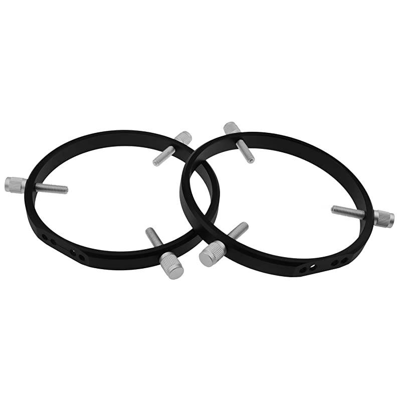 Adjustable Guiding Scope Rings 152 mm Inside Diameter Pair for Telescope Tube Diameter or Finders 95 to 150mm