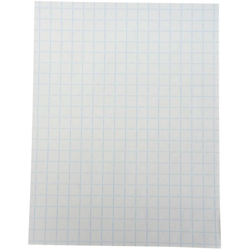 School Smart Graph Paper, 8-1/2 x 11 Inches, 1/2 Inch Rule, White, 500 Sheets