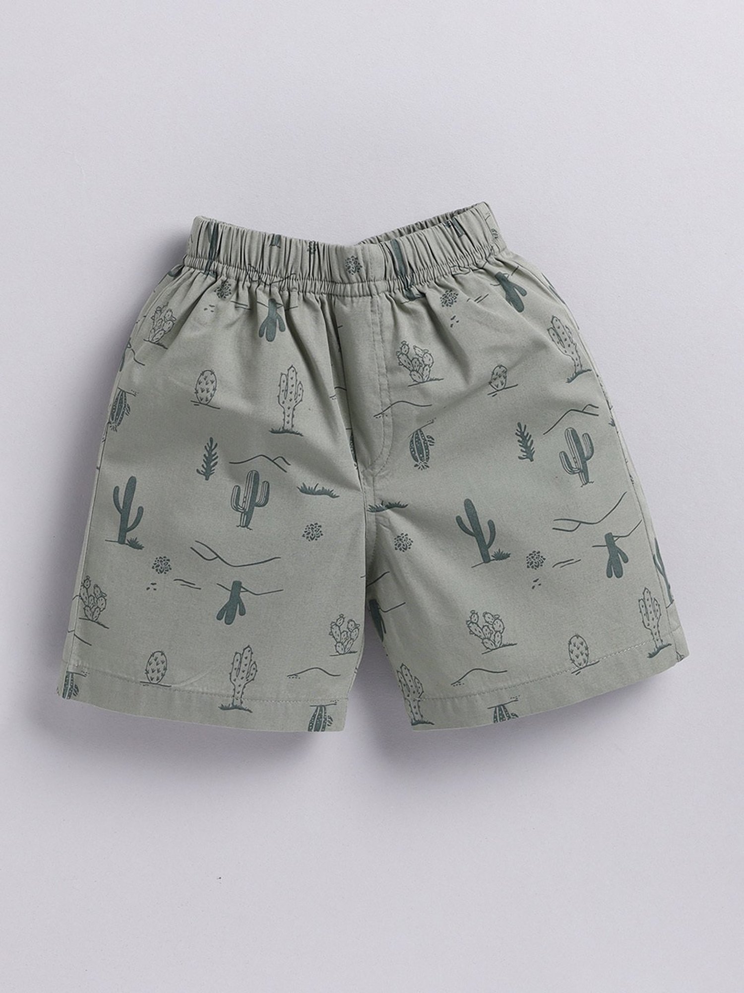 Clt.s Unisex Green Cotton Graphic Co-ord Set