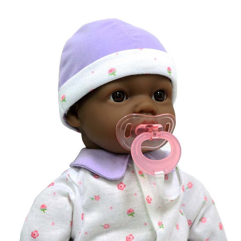 JC Toys La Baby 16" Doll - Purple Outfit