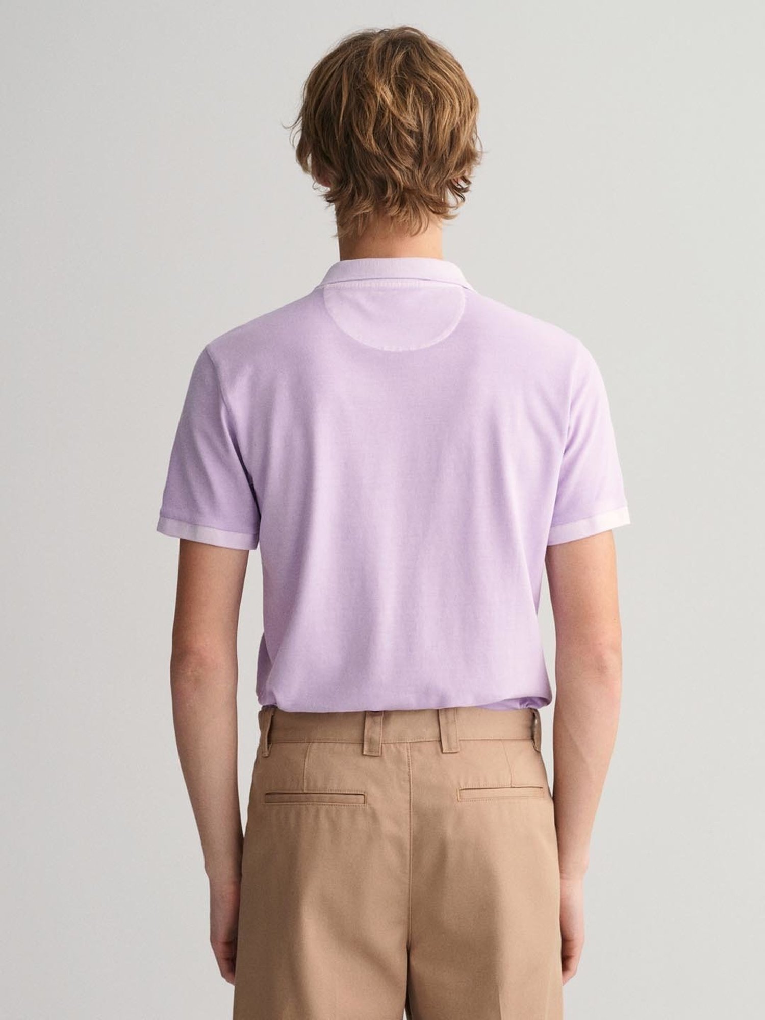 GANT Purple Cotton Regular Fit Polo T-Shirt