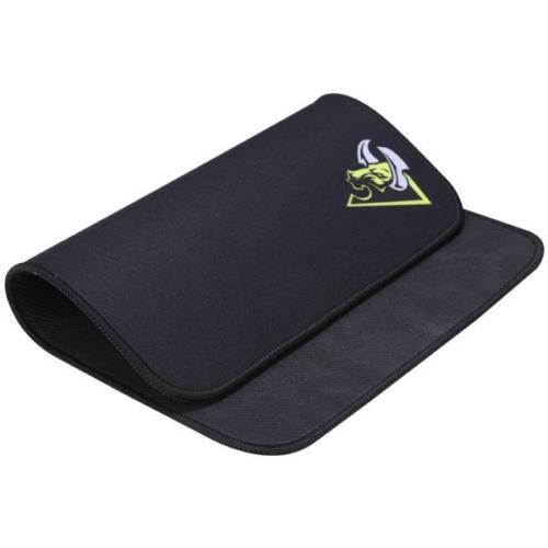 Rantopad H1X Silky Cloth Fabric Gaming Mousepad - Anti-slip Rubber Base, Small, 11x8.6x0.1 in - Black