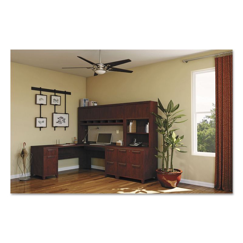 Bush Enterprise Collection 72W x 72D L-Desk Mocha Cherry (Box 2 of 2) 2910MCA203
