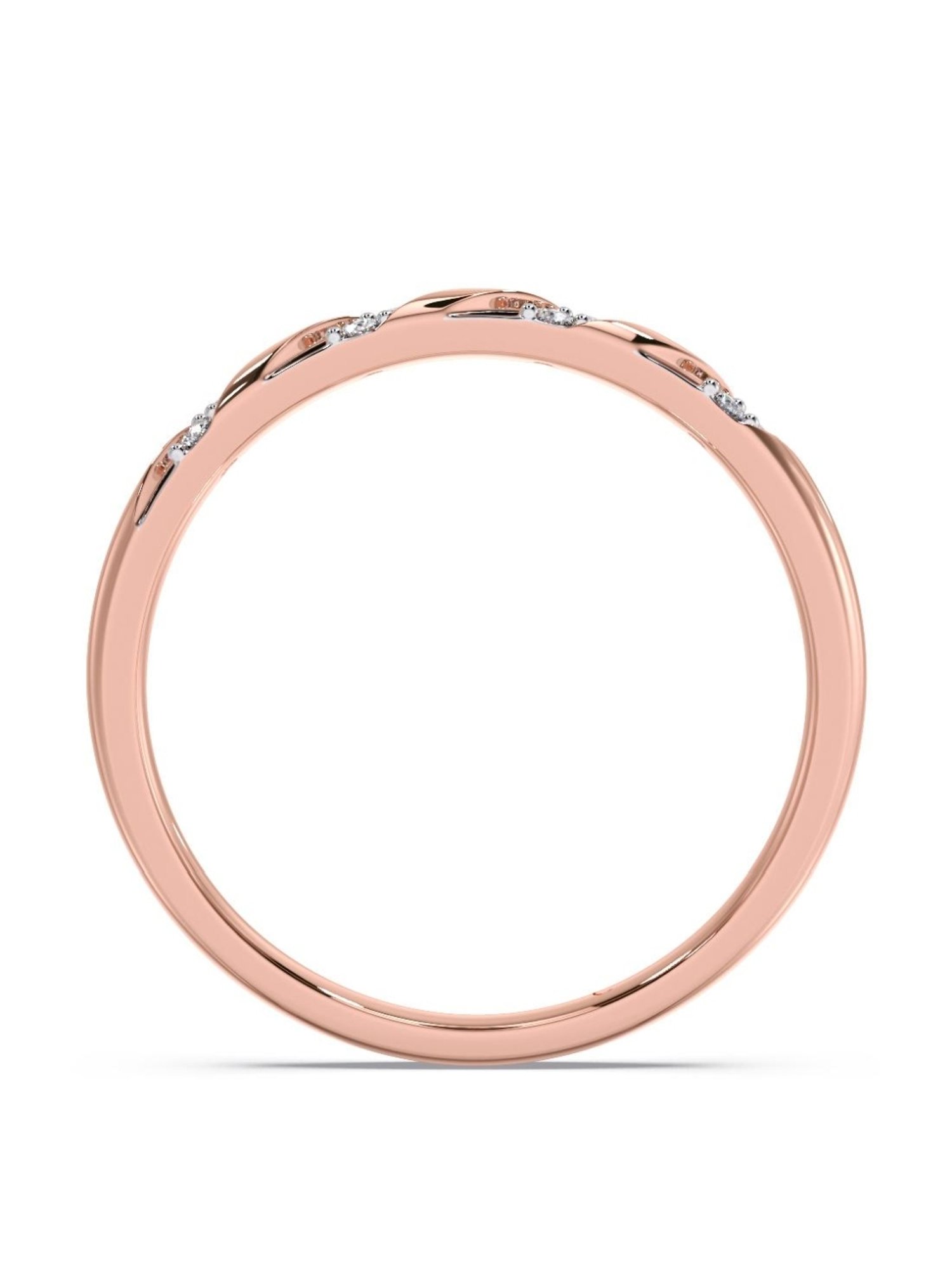 Candere by Kalyan Jewellers 18k Yellow Gold & Diamond Ring for Women