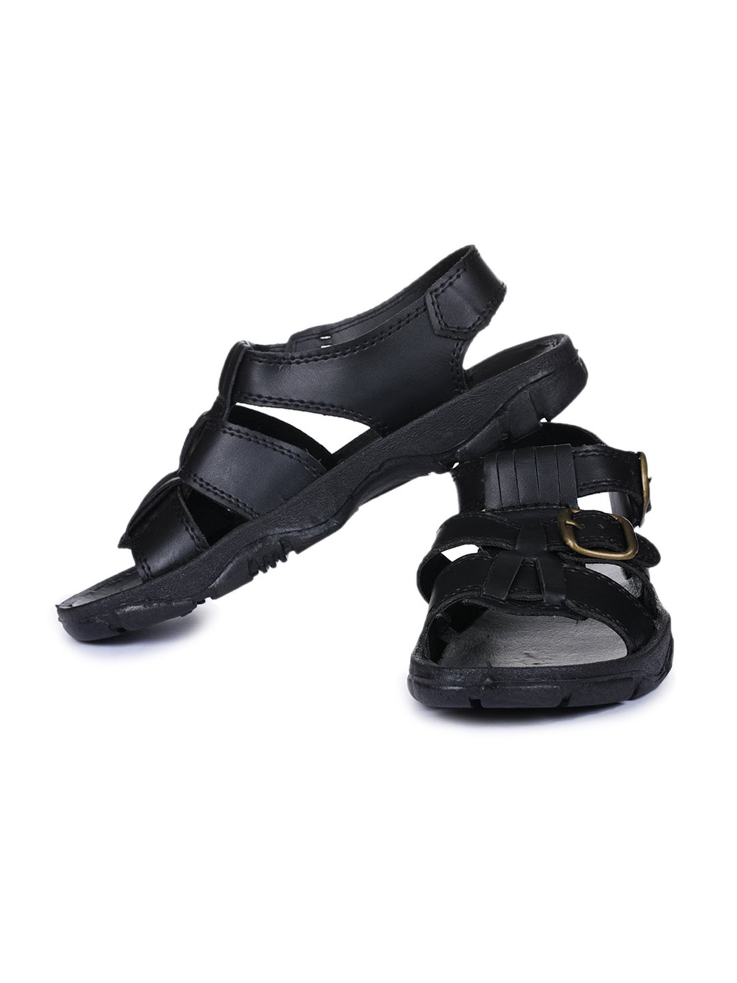 Coolers by Liberty Men's Black Fisherman Sandals