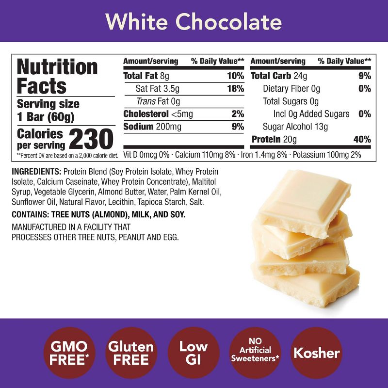 think! High Protein White Chocolate Bars - 5ct