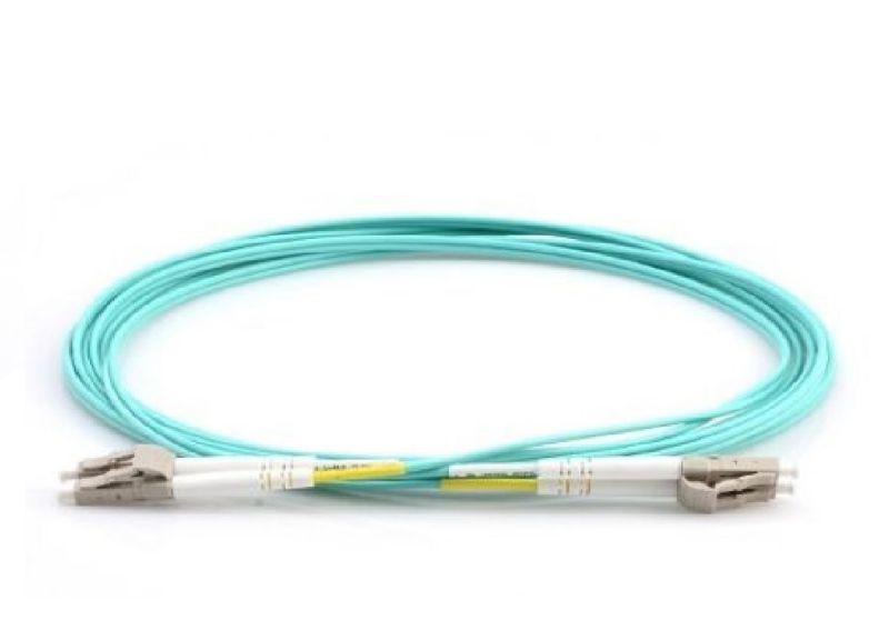 Fiber Optic Cable LC-LC 9/125 Duplex Single-Mode Fiber Cable Yellow 5 meters