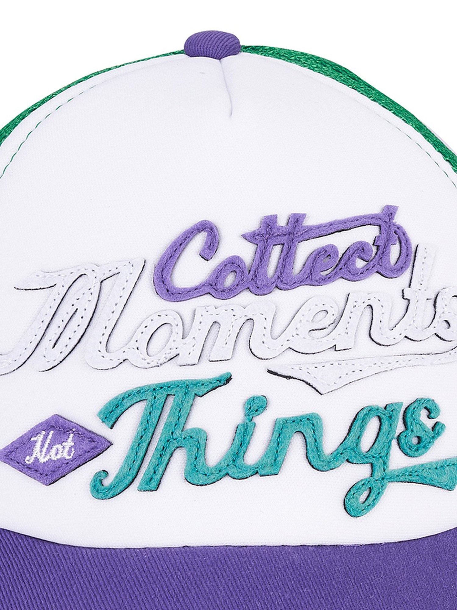 Pantaloons Junior Green Printed Baseball Cap