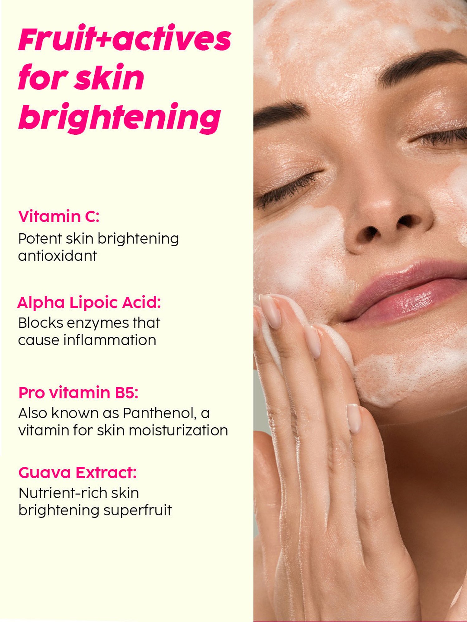 PLIX THE PLANT FIX Guava Glow Juicy Cleanser - 100 ml