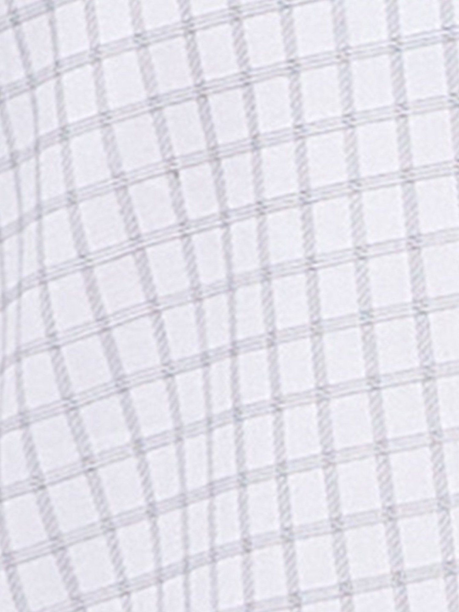 Raymond Grey Cotton Slim Fit Checks Shirt