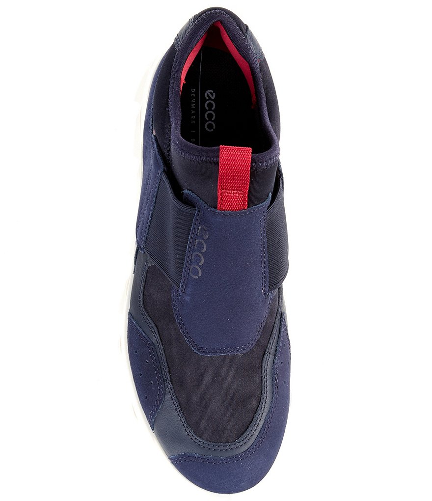 ECCO Motor Cross Camo Print Low Slip-On Sneakers