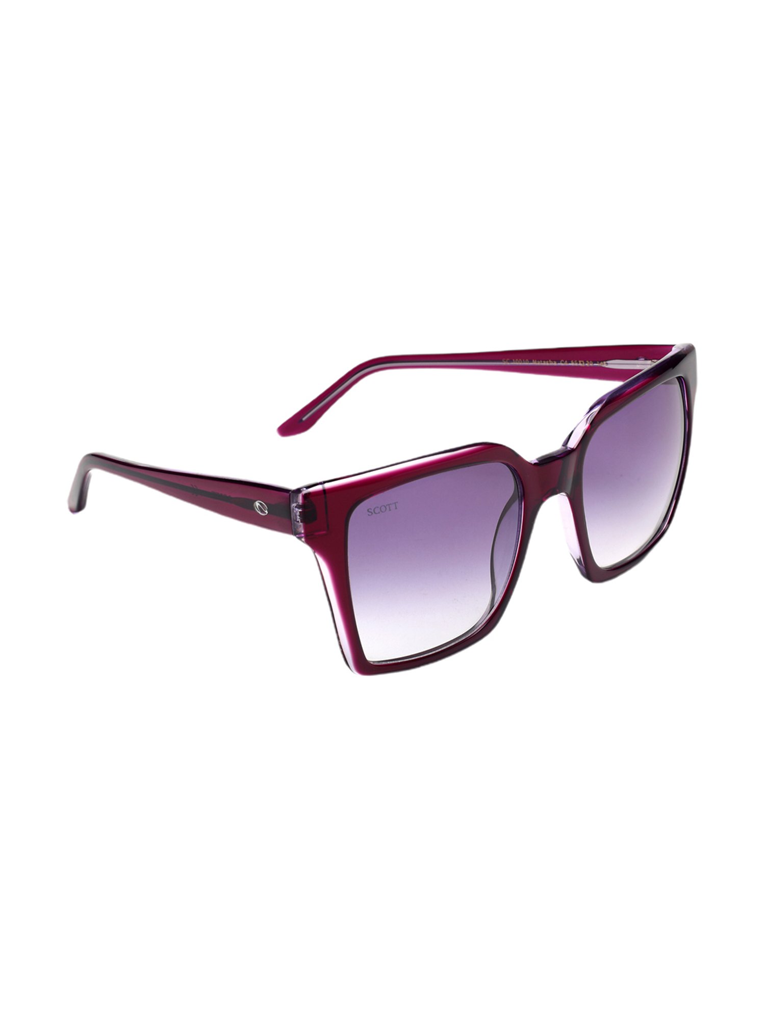 Scott Light Violet Square Sunglasses for Women
