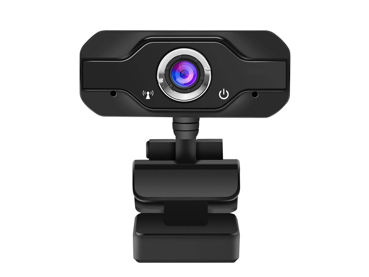 PC Webcam W18 Replace Logitech C270, 1080P Full HD Webcam USB Desktop & Laptop Webcam Live Streaming Webcam with Microphone Widescreen HD Video Webcam for Video Calling (HD Webcam)&hellip; (Black)