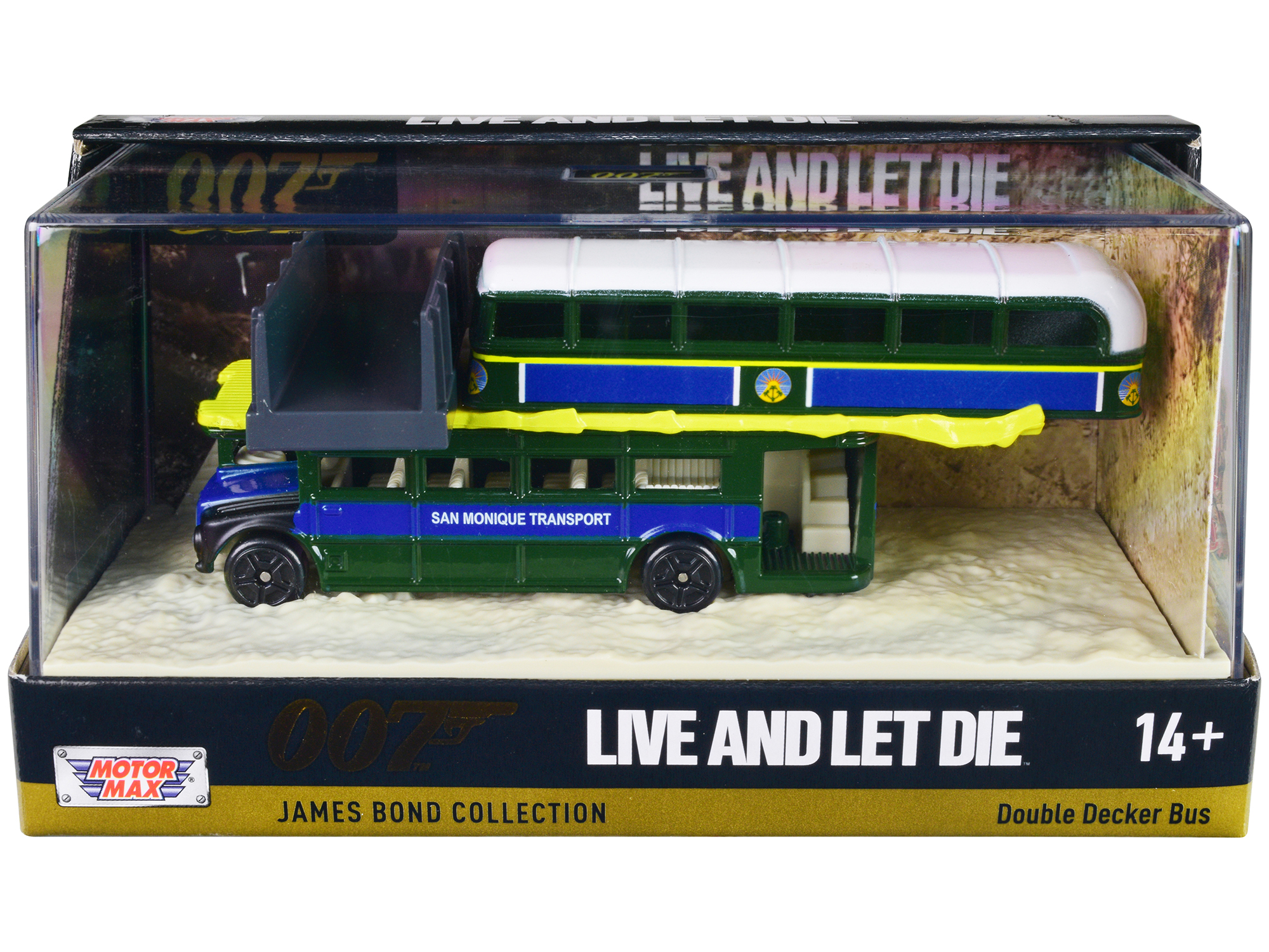 "Knight Bus" Triple Decker Bus Purple "Harry Potter" Movie Series Diecast Model by Corgi
