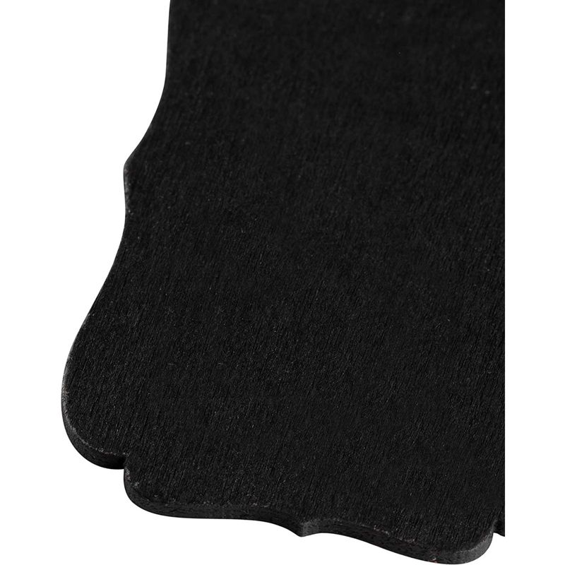 Genie Crafts 24 Piece Mini Wooden Chalkboard Tag Labels with String for Gifts, Mason Jars, DIY Crafts, 2 x 3 In