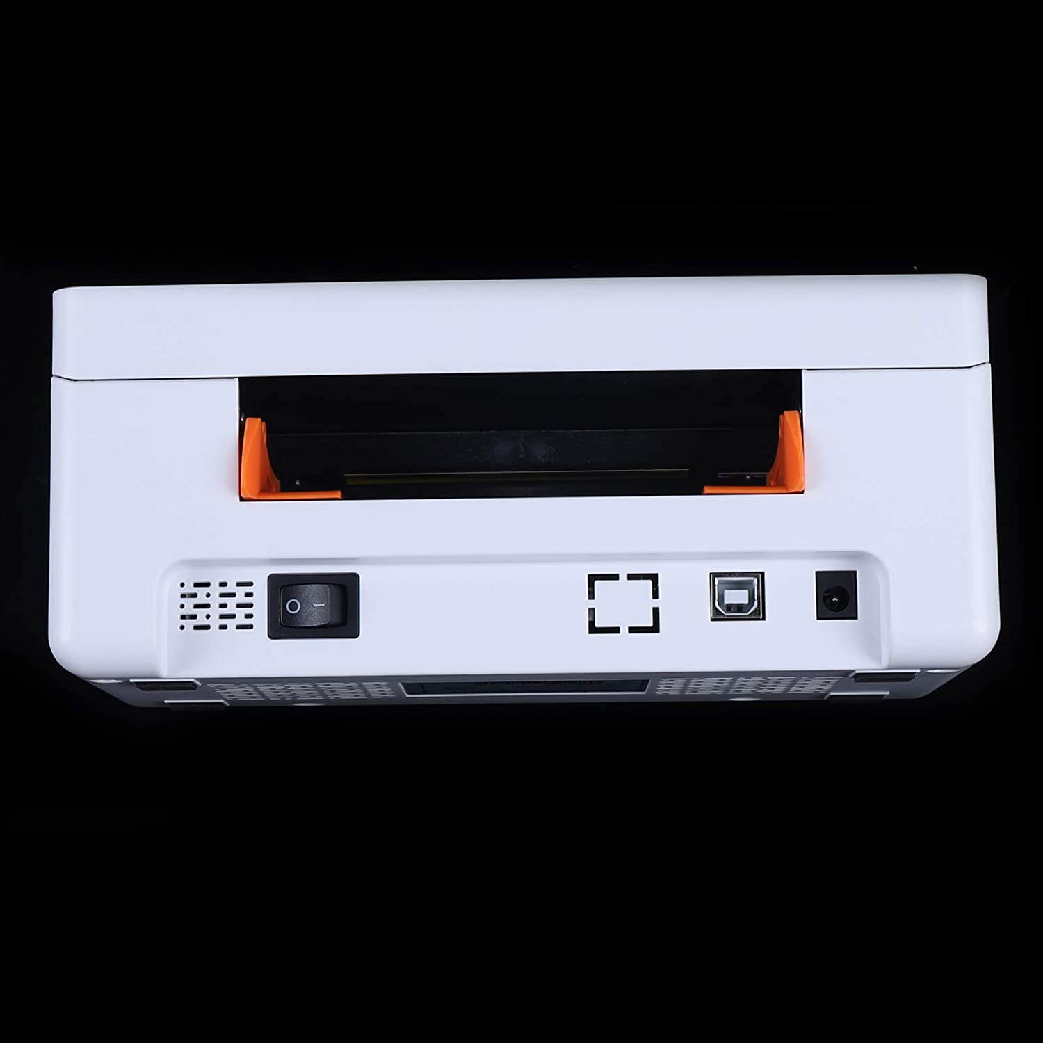 LOYALHEARTDY Electronic Side Single Label Printer Commercial Grade Thermal 4000 Sheets/Hour High Speed Inkless Label Printer Desktop Transport Label Printer