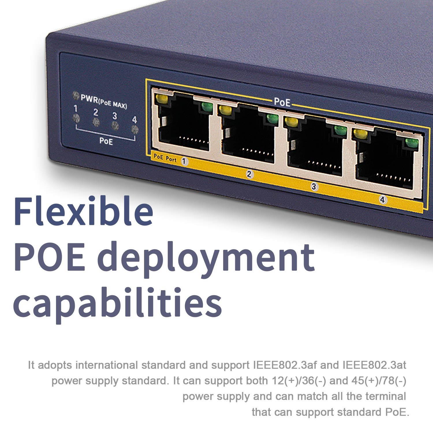 Netis ST3208 8 10/100Mbps RJ45 Ports Fast Ethernet Web Management Switch, Auto-Negotiation & Plug & Play