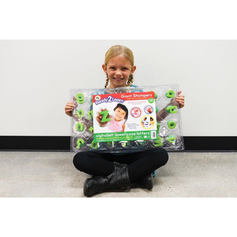 Center Enterprises Plastic Jumbo-Grip Stamp Set, Lowercase Alphabet