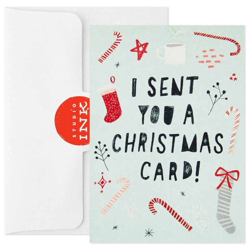 8ct Hallmark Studio Ink I Sent You a Card