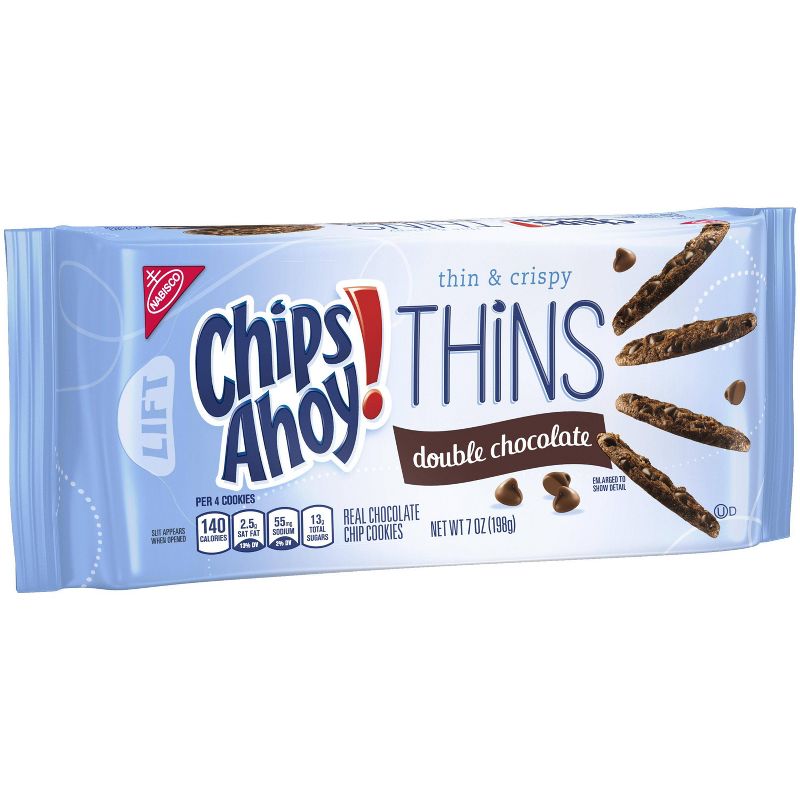 Chips Ahoy! Thins Double Chocolate Cookies - 7oz