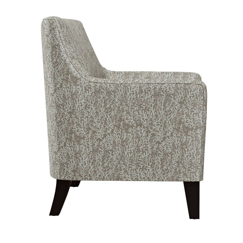 Willard Armchair Taupe/White Coral - Handy Living
