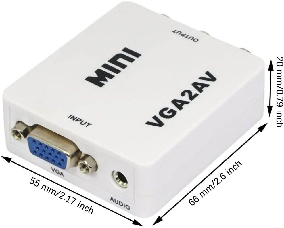 HDMI to VGA  GoldPlated HDMI to VGA Adapter Male to Female Compatible for Computer Desktop Laptop PC Monitor Projector HDTV Chromebook Raspberry Pi Roku Xbox and More Black