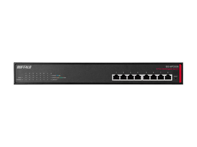 Buffalo BS-MP2008 Multi Gigabit Business Switch - 8 port 10 GbE