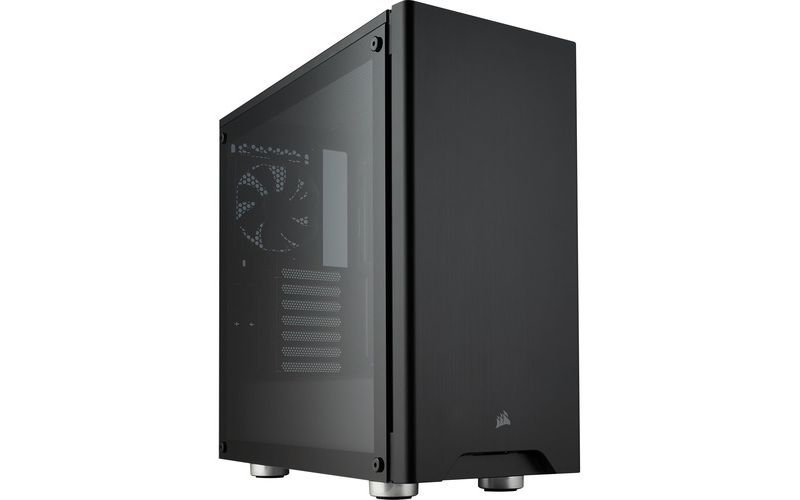 Corsair Carbide Series 275R Mid-Tower Gaming Case - Black - Mid-tower - Black - Steel, Plastic, Acrylic - 4 x Bay - 1 x 4.72" x Fan(s) Installed - 0