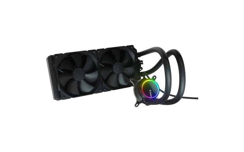 Fractal Design Celsius+ S28 Cooling Fan/Radiator/Pump - 2 x 140 mm - 105.9 CFM - 33.7 dB(A) Noise - Liquid Cooler Cooler - LLS Bearing