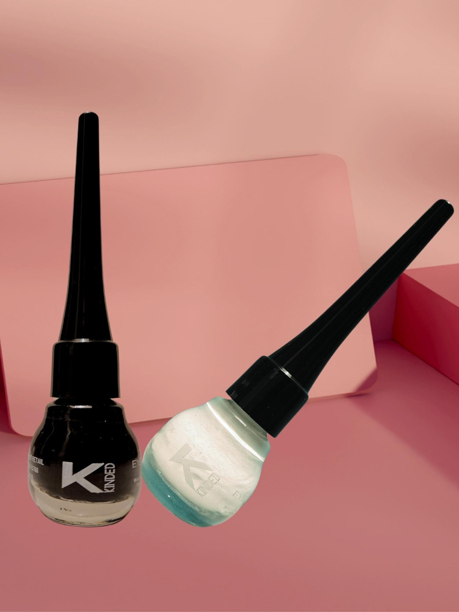 KINDED Liquid Eye Liner Golden Glaze & Greyish Silver Combo