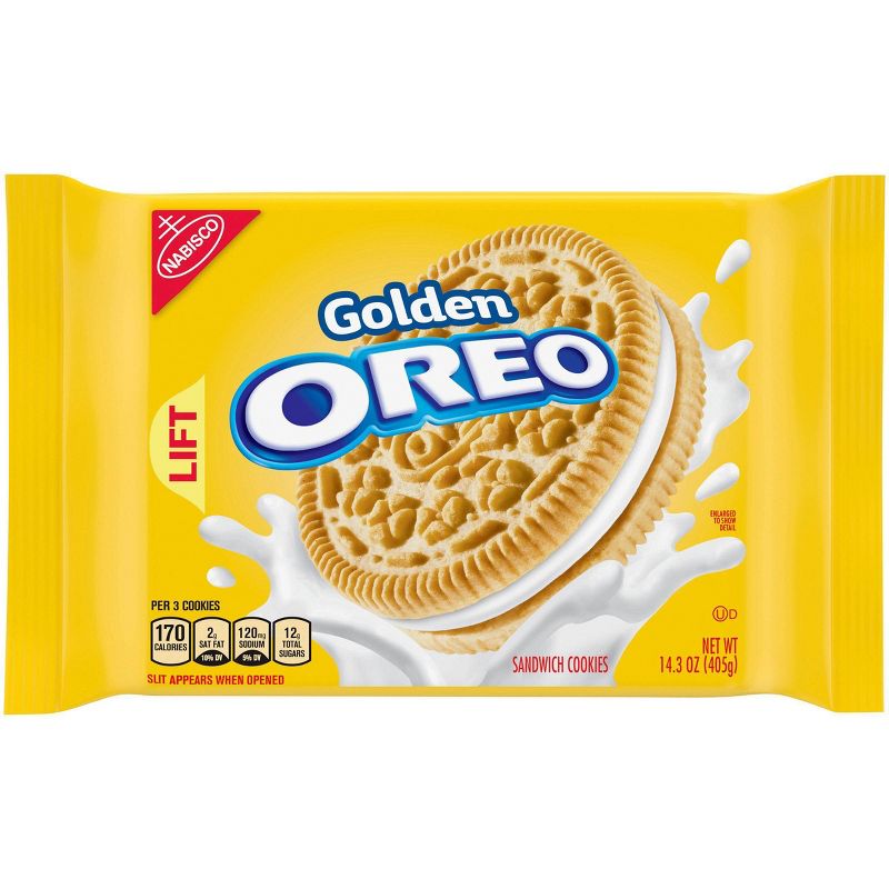 Oreo Golden Sandwich Cookies - 14.3oz