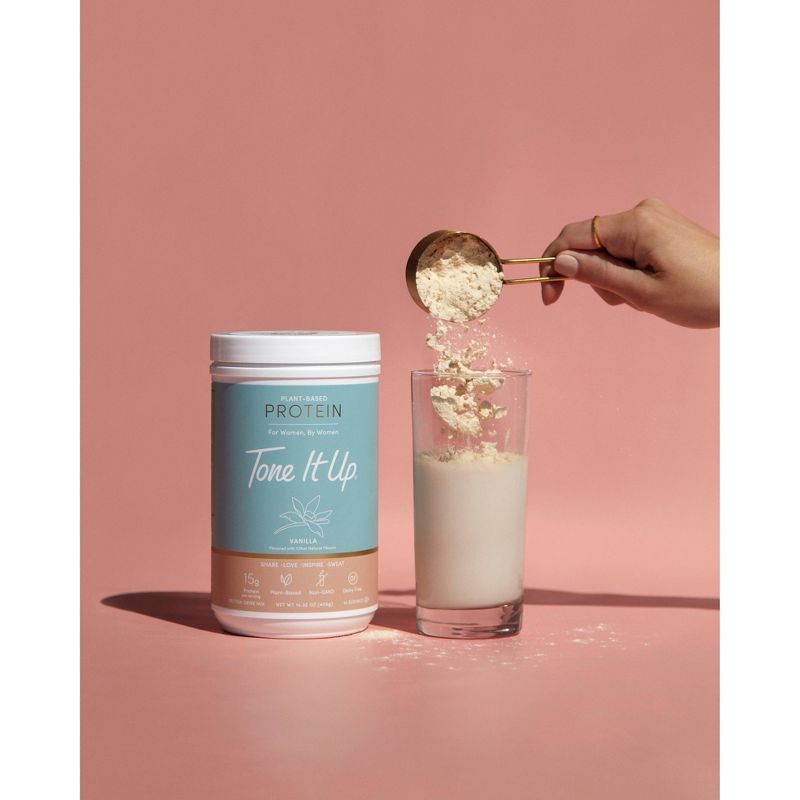 Tone It Up Plant-Based Protein Powder - Vanilla - 14.32oz