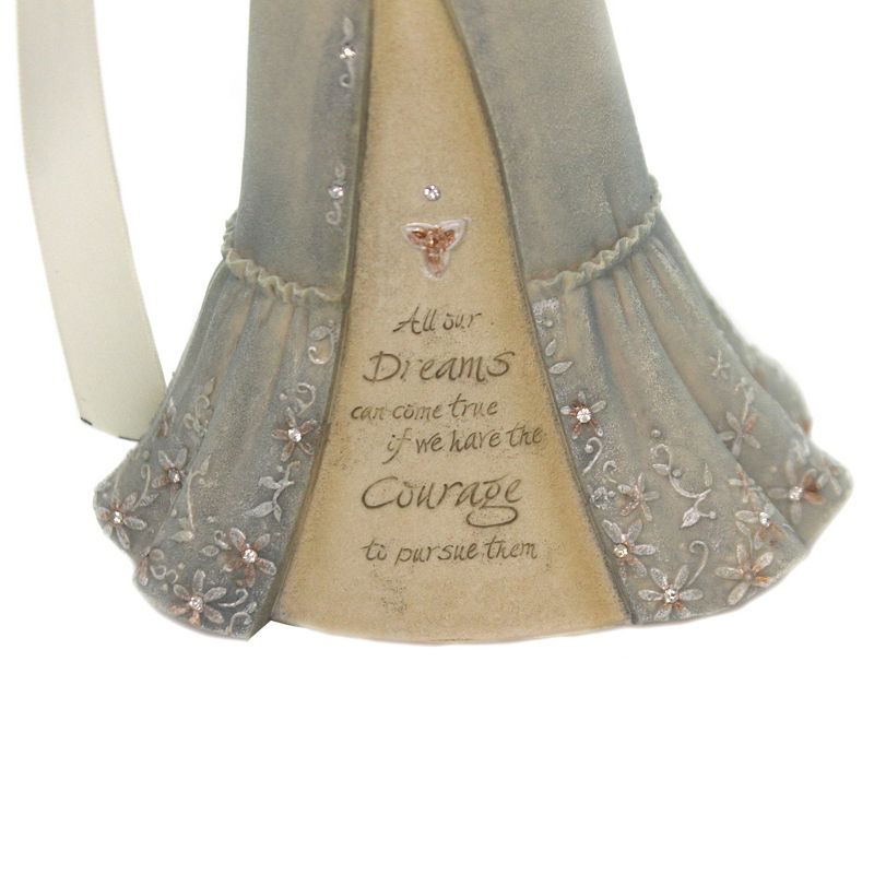 Foundations 8.0" Angel Of Courage Banner Dream Spiritual Inspire  -  Decorative Figurines